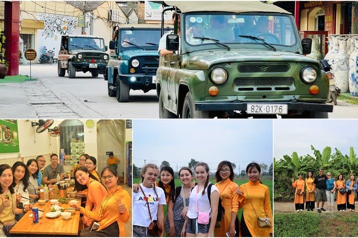 Hanoi Jeep Tours Led by Women — Half-Day City & Red River Experience