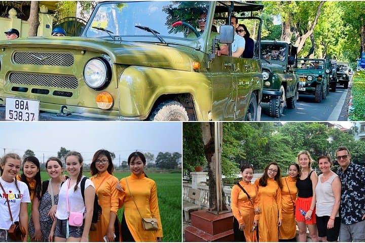 Women-Led Hanoi Jeep Tour: Half-Day City & Countryside Combo photo 1