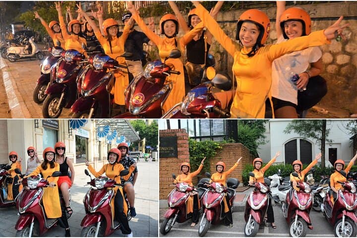 Night Motorbike Food Tour in Hanoi Led by Women — Train Street & Old Quarter Eats