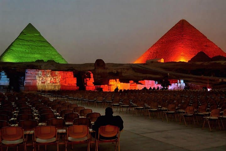 Nighttime Enchanting Ritual at the Pyramids — Dinner & Sound-and-Light Experience in Giza photo 2