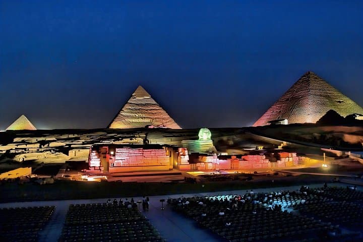 Nighttime Enchanting Ritual at the Pyramids — Dinner & Sound-and-Light Experience in Giza photo 3