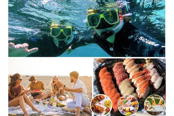 African Sea Forest Snorkel & Fisherman-Style Sushi Picnic in False Bay