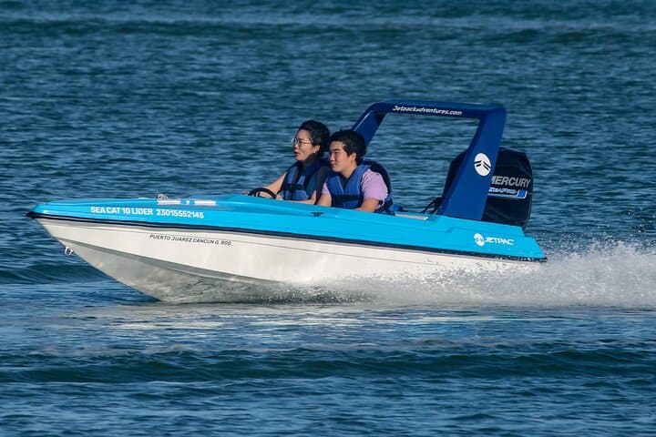 Cancun Jungle Tour: Speedboat Through Nichupté to El Ángel Reef photo 4