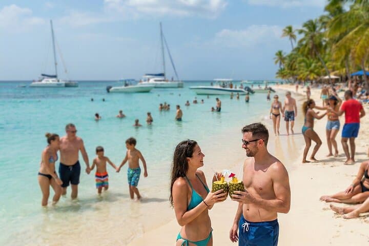 Saona Island Day Trip from Punta Cana — Speedboat & Catamaran with Beach Lunch photo 1