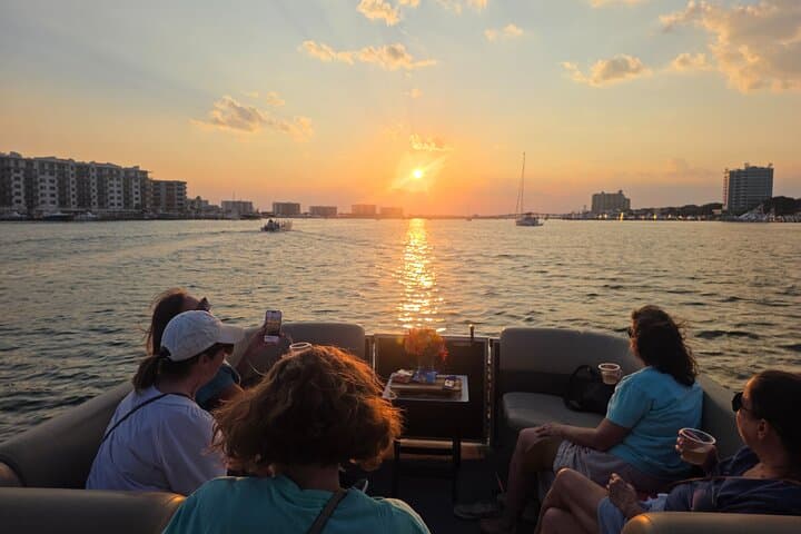 Destin Sunset Harbor & Bay Cruise — Evening Wine, Dolphins and Harbor Lights photo 4