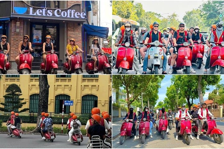 Hanoi Insider Vintage Vespa Tour: Back-Street Vespa Ride to Long Bien & West Lake