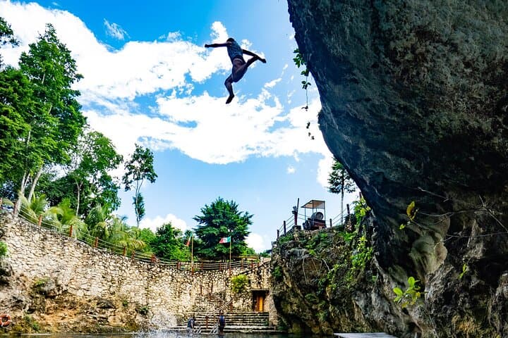 Fear Breaker Cenote Experience in Tulum — Guided Cliff Jumps & Cenote Swim