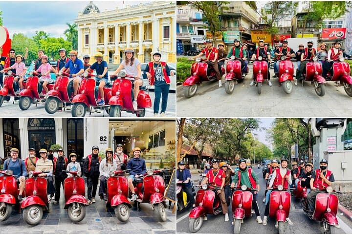 Hanoi Vintage Vespa Tour: 2.5-Hour City Ride to Train Street & Long Bien Bridge