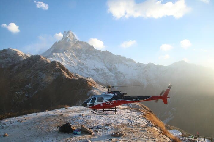 Private Helicopter Landing at Annapurna Base Camp — Pokhara to ABC photo 6