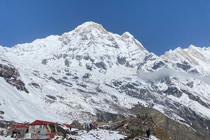 Private Helicopter Landing at Annapurna Base Camp — Pokhara to ABC