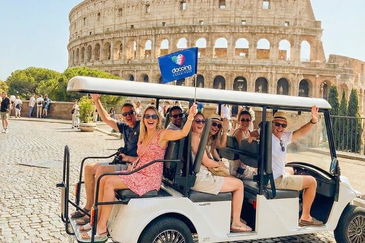 Rome Golf Cart Tour: See Colosseum, Fountains & Piazzas in 2 Hours