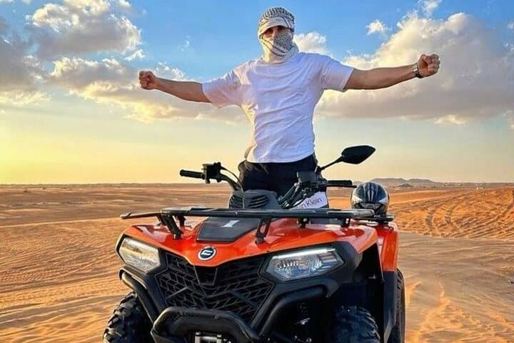 Dubai VIP Desert Safari: Quad Bikes, Dune Bashing & Starlit BBQ