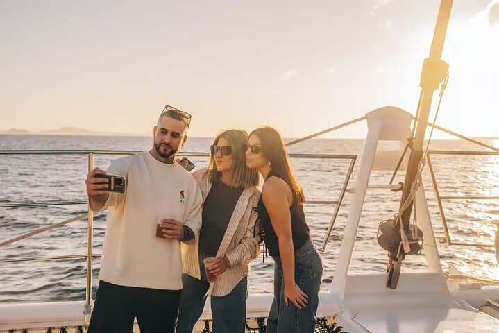 Sunset Catamaran Cruise off South Lanzarote — Dolphin Watching & Mojitos photo 3