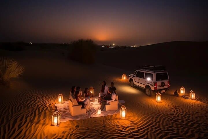 Doha Night Desert Safari: Dune Bashing, Camel Rides & Bonfire Experience photo 2