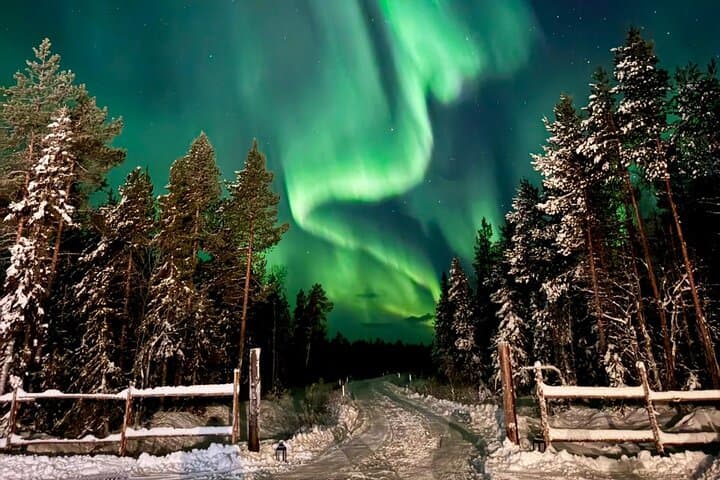 Private Aurora Evening at Riverside Lodge — Northern Lights Viewing near Levi
