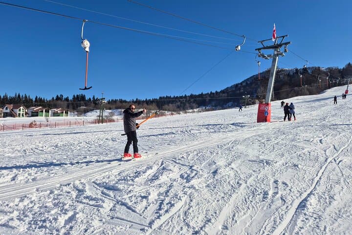 Bakuriani Snowmobile and Ski Day Trip from Kutaisi: Ski, Ride, and Cable Car Views photo 6