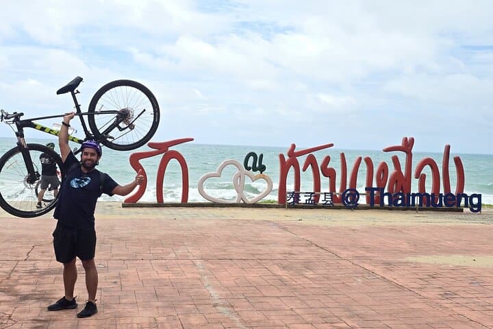 Thai Mueang Eco Bike Tour: Waterfall, Beach & Ta Teang Lake from Khao Lak