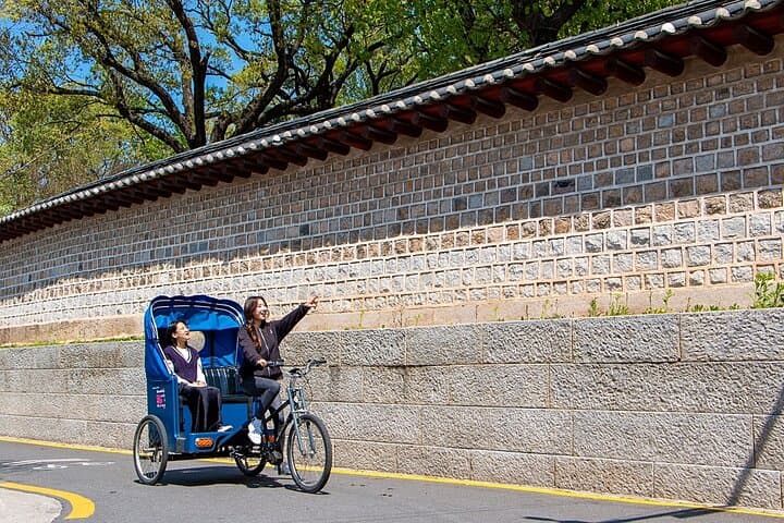 Bukchon Pedicab Heritage Tour and Dancheong Workshop in Seoul
