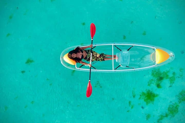 Transparent Kayak and Drone Experience in Nungwi & Kendwa, Zanzibar