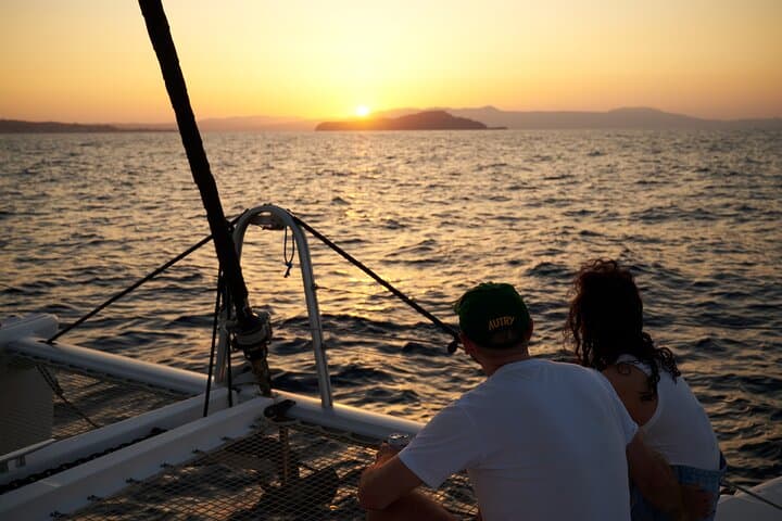 Chania Old Port Sunset Catamaran Cruise: Prosecco, Snorkeling & Agioi Theodoroi photo 4