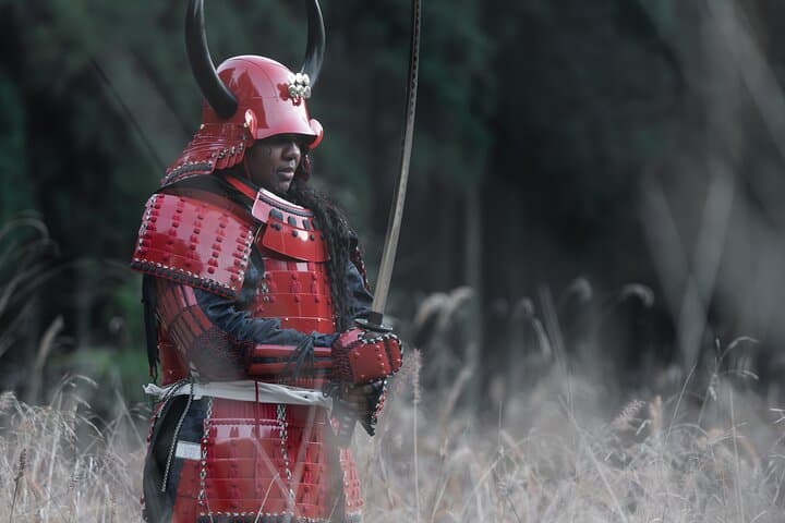 Film Your Own Samurai Movie in Arashiyama: Outdoor Armor Experience photo 4