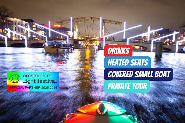 Amsterdam Light Festival Canal Cruise — 90-Min Private Evening Tour