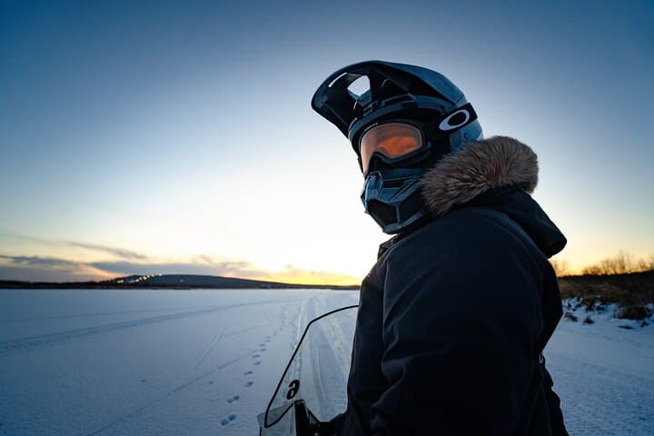 Private 4-Hour Snowmobile Adventure in Rovaniemi — Guided Lapland Safari