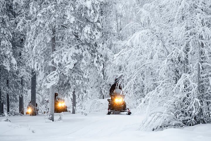 Private 4-Hour Snowmobile Adventure in Rovaniemi — Guided Lapland Safari photo 2