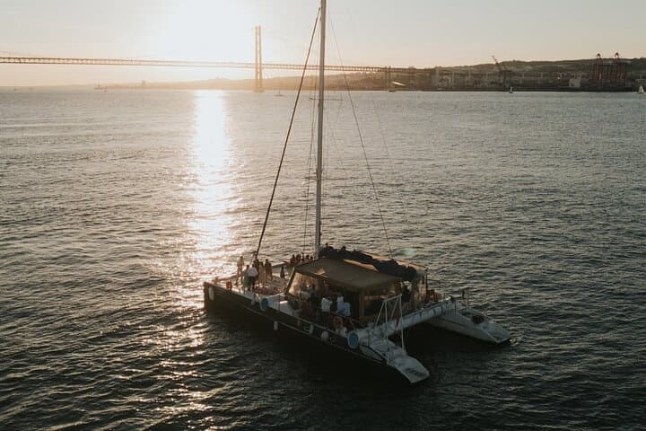 Lisbon Sunset Catamaran Cruise on the Tagus with Live Music & Drinks photo 3
