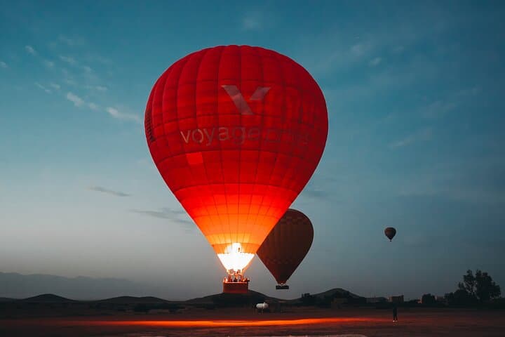 Sunrise Hot Air Balloon over Agadir: Atlas Peaks, Dunes & Moroccan Breakfast