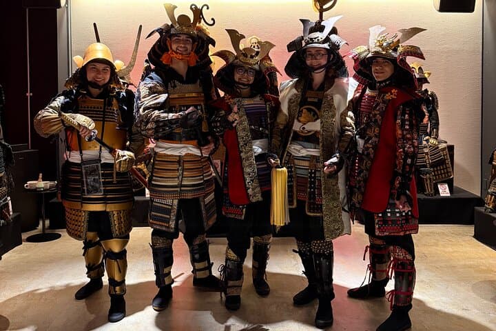 Step into Samurai Armor in Kyoto: Matcha, Calligraphy & Riverside Photoshoot