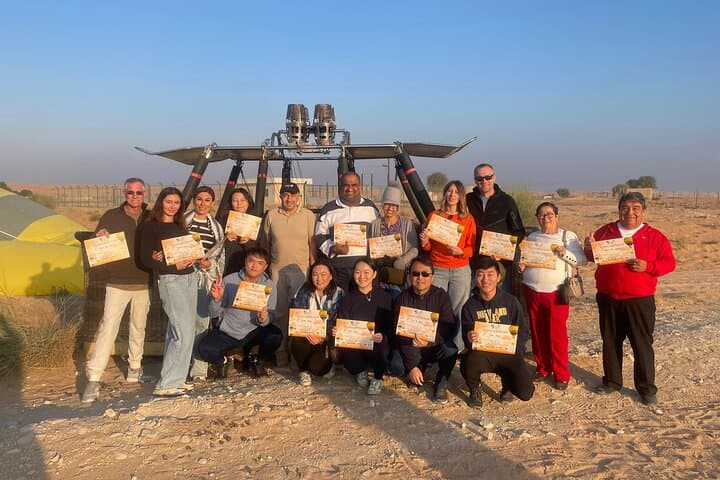 Dubai Sunrise Hot Air Balloon Flight: Float Over Golden Dunes at Dawn photo 5