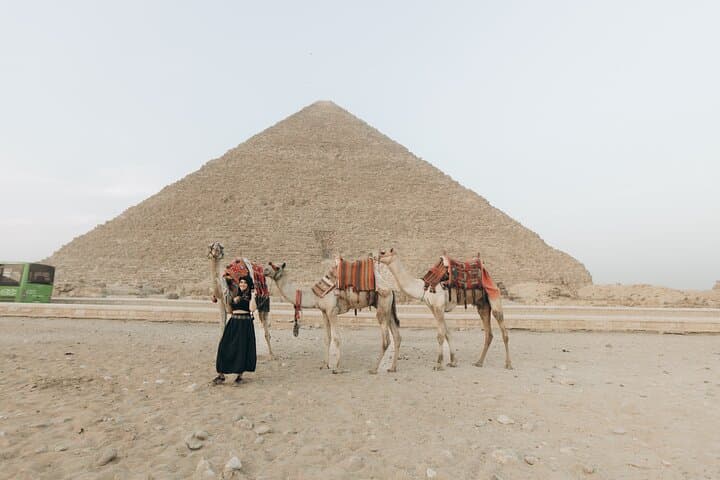 Giza Pyramids, GEM & Nile Felucca: Full-Day Private Tour with Camel Ride photo 4