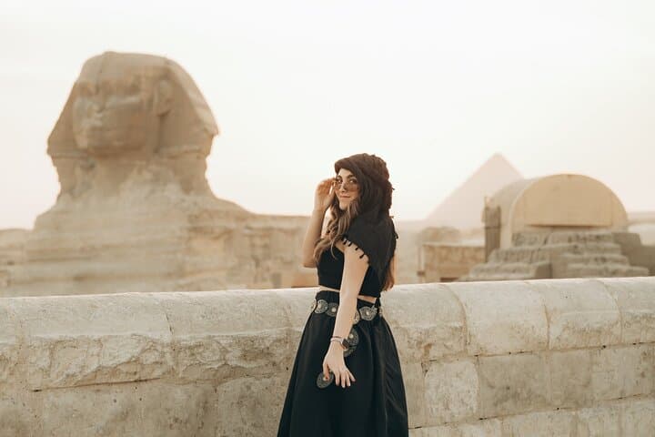 Giza Pyramids, GEM & Nile Felucca: Full-Day Private Tour with Camel Ride photo 1