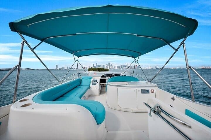 Cruise Biscayne Bay Aboard a 50ft Miller Blue: Miami Yacht Rental Guide photo 4