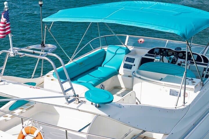 Cruise Biscayne Bay Aboard a 50ft Miller Blue: Miami Yacht Rental Guide photo 5