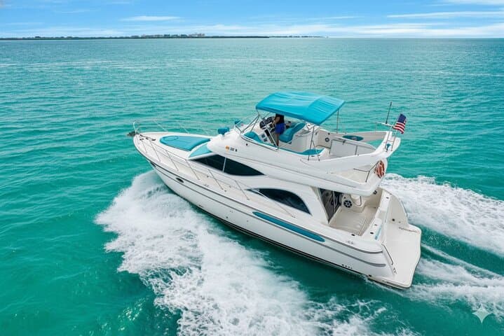 Cruise Biscayne Bay Aboard a 50ft Miller Blue: Miami Yacht Rental Guide
