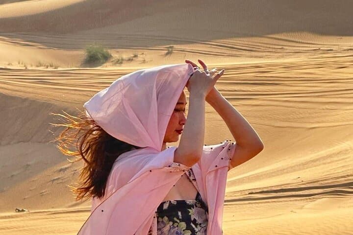 Private Sunrise Desert Safari in Dubai — Dune Bashing, Camel Rides & Sandboarding photo 2