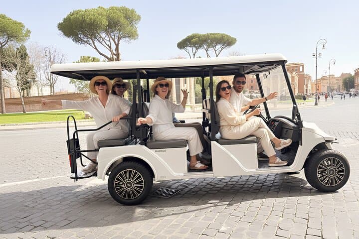 Rome Electric Golf Cart Tour: See Top Attractions in 3 Hours