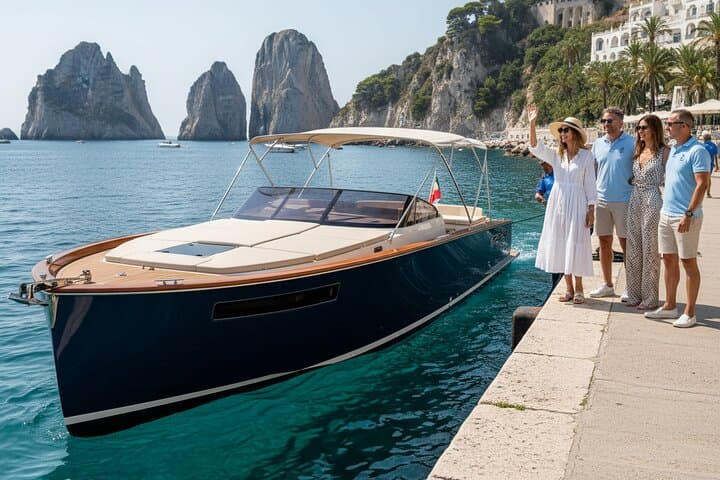 Explore Capri by Boat: Secret Grottos, Faraglioni & Swim Stops