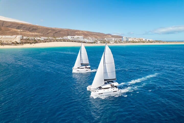 Magic Dreams Luxury Catamaran: Dolphin-Watching, Snorkeling & Gourmet Lunch in Fuerteventura