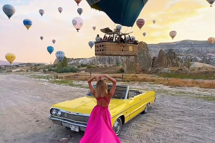 Sunrise Classic Car Tour in Cappadocia: Balloons, Fairy Chimneys & Photo Stops photo 1