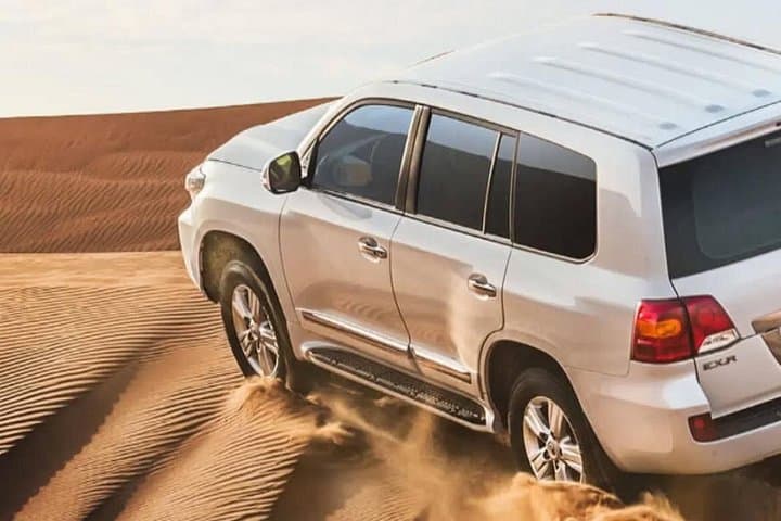Luxury Abu Dhabi Desert Safari: Morning & Evening Dune Bashing, Camel Ride and BBQ photo 2