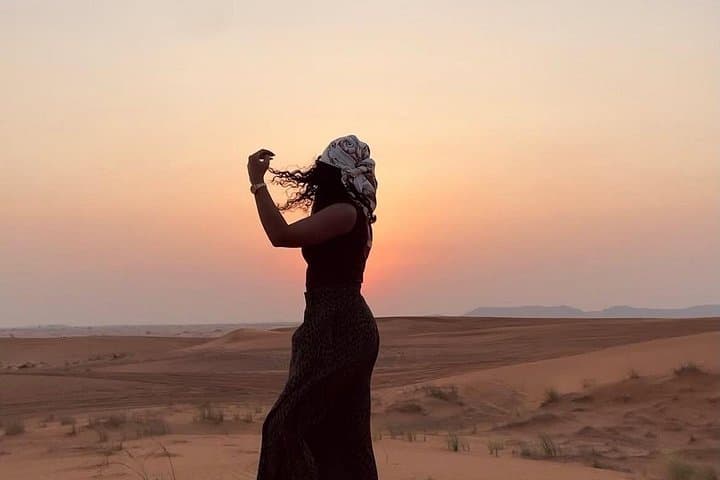 Luxury Abu Dhabi Desert Safari: Morning & Evening Dune Bashing, Camel Ride and BBQ photo 3