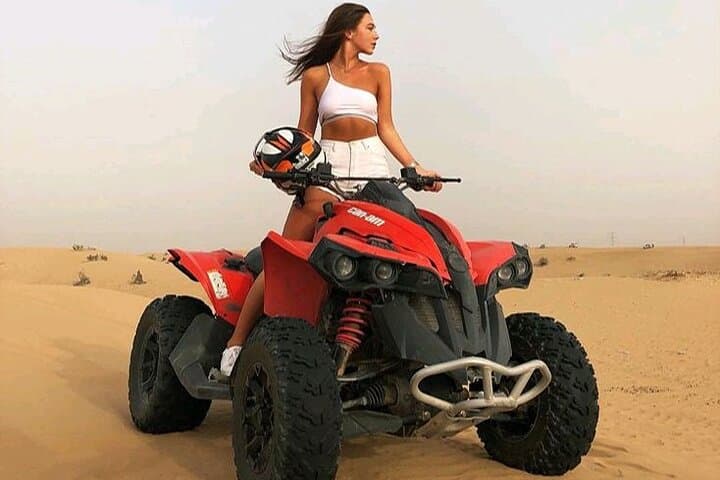 Morning Dune Explorer: Lahbab Quad Ride, Camel Trek & Dune Bashing in Dubai photo 2