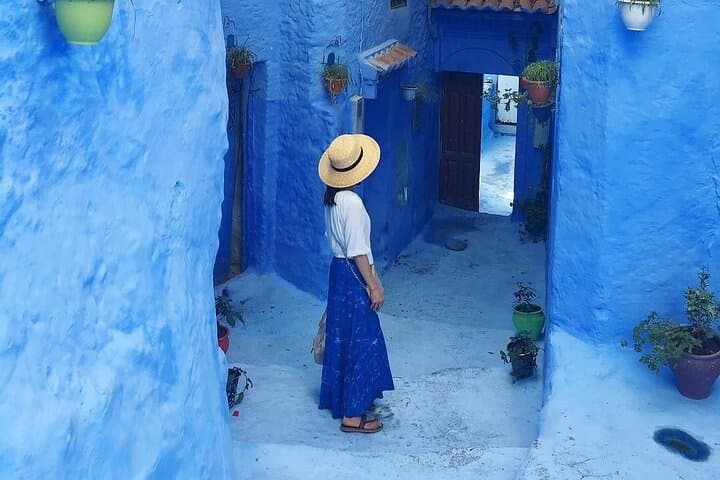 Blue City Nights: Fes to Casablanca via Chefchaouen, Volubilis & Rabat (2-Day Private Tour)