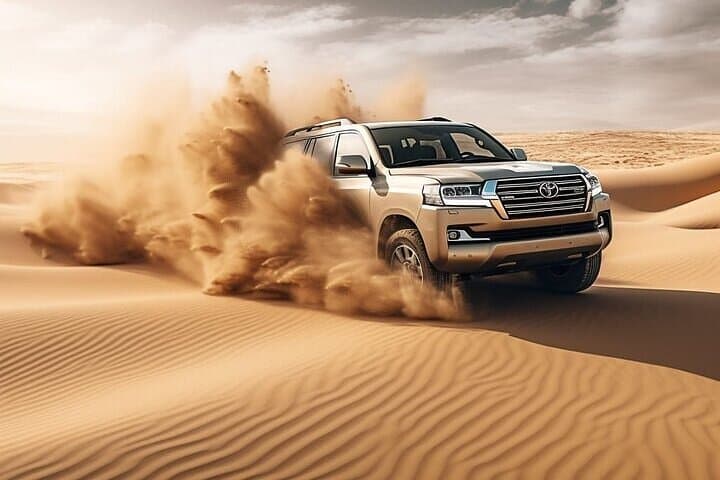 VIP Desert Safari Dubai: Evening Dune Bashing, Camp BBQ & Cultural Shows