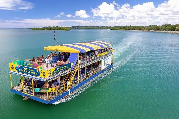 Casa Blanca Schooner Tour to Praia de Santo André — Porto Seguro Day Cruise