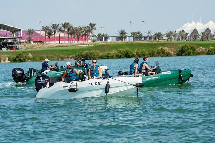Yas Island Self-Drive Boat Tour with Audio Guide — Abu Dhabi Marina Cruise photo 2