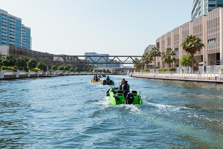 Yas Island Self-Drive Boat Tour with Audio Guide — Abu Dhabi Marina Cruise photo 1